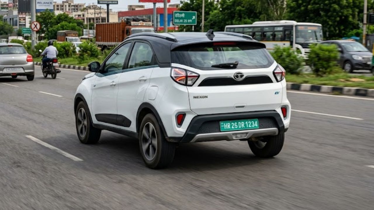 HR EV Number Plate