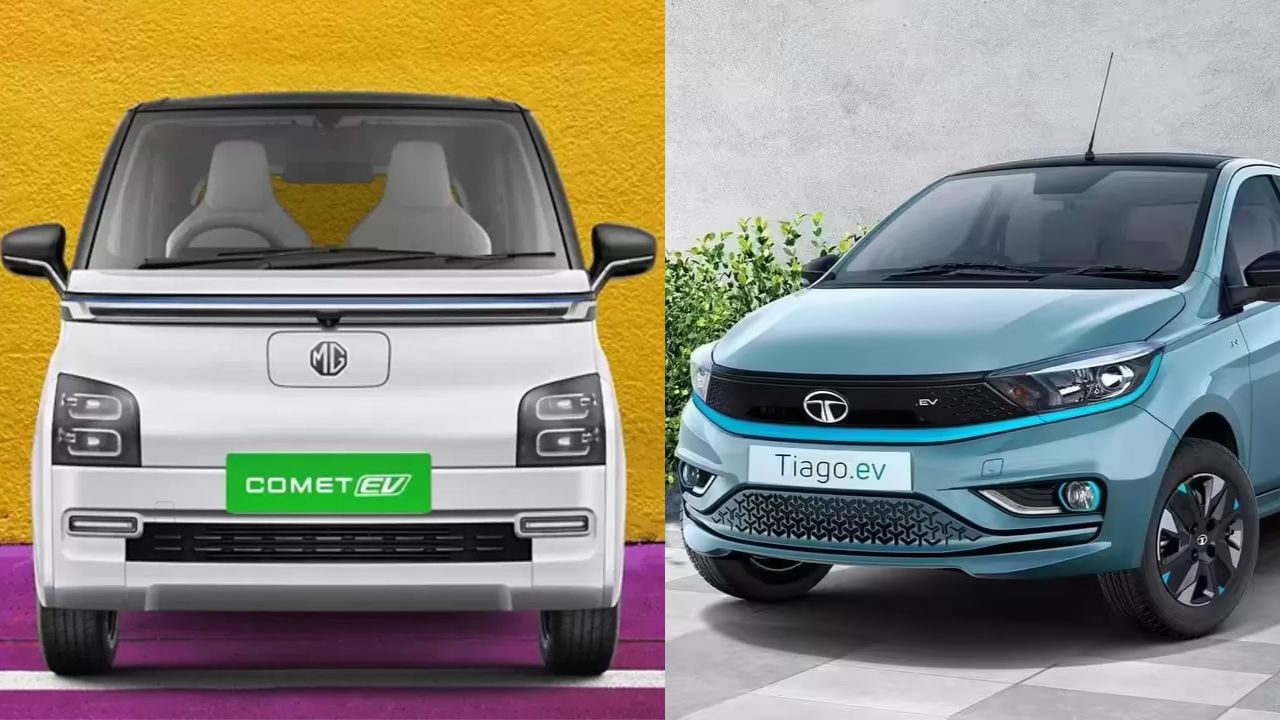 MG Comet EV VS Tata Tiago EV